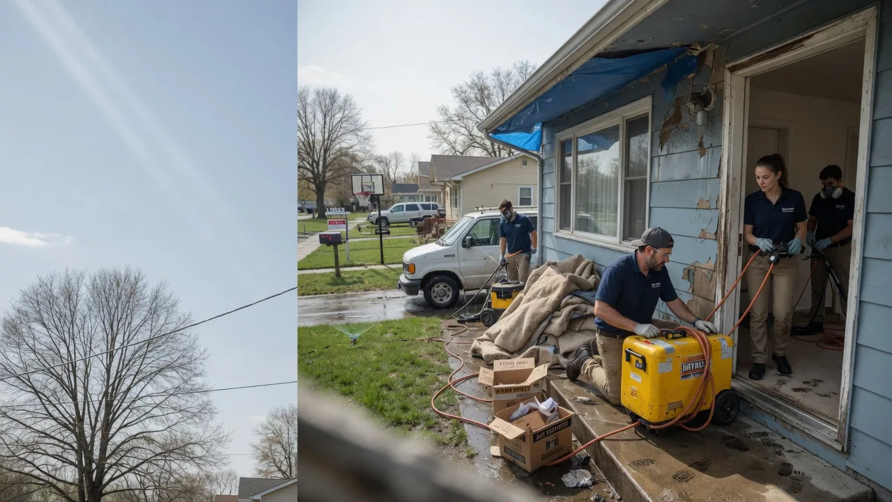 Basement Flood Cleanup in Lewistown, MO near me